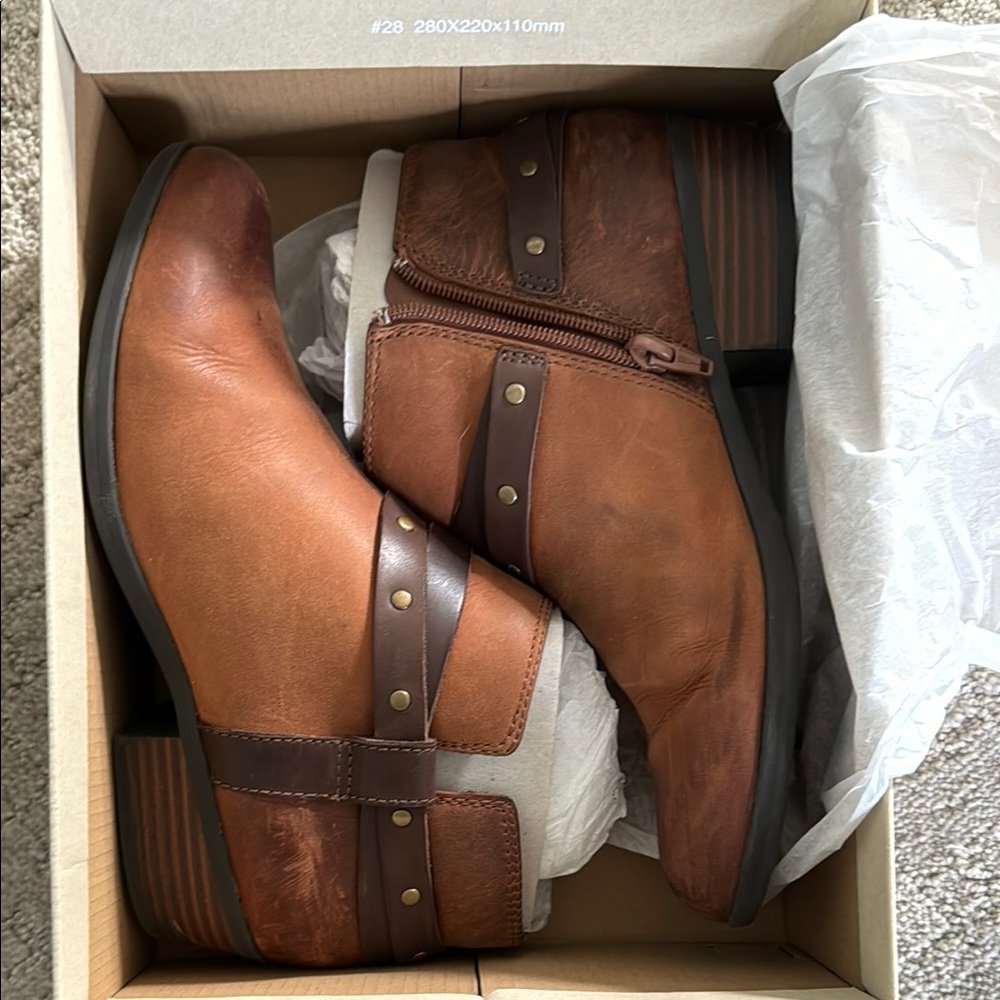 Women’s Brown Leather Ankle Boots